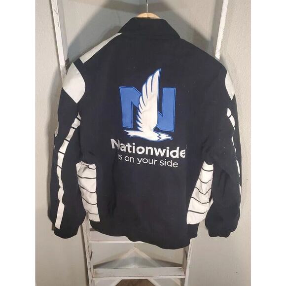 Vintage Nationwide Mnt Dew Dale Earnhardt Jr Nascar Jacket Size Large - Picture 2 of 3